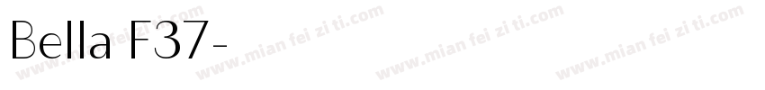 Bella F37字体转换